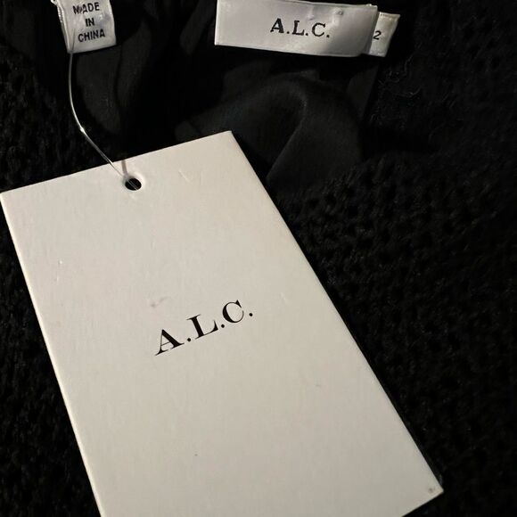 A.L.C. Mock Neck Short Sleeve Blouse - Picture 4 of 7